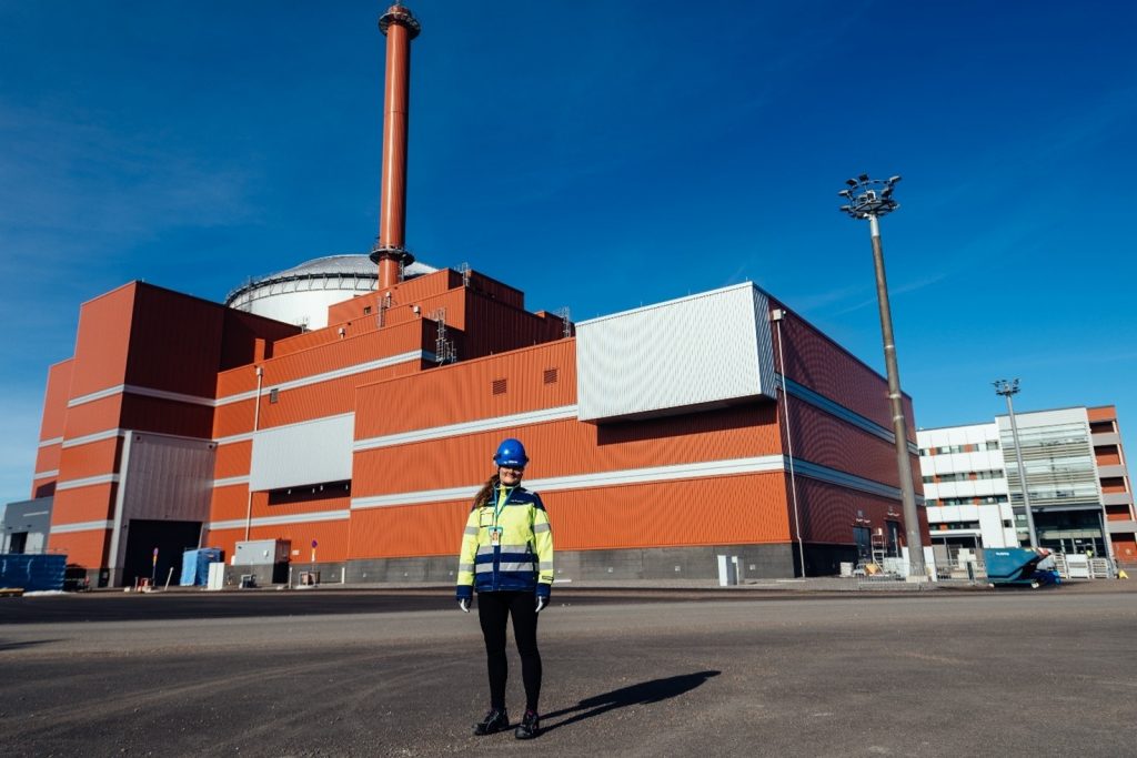Nuclear hero Sini Piiparinen at Olkiluoto power plant